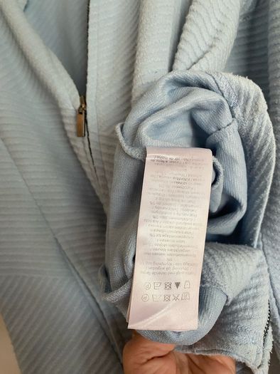 Fransa zip jacket blue M
