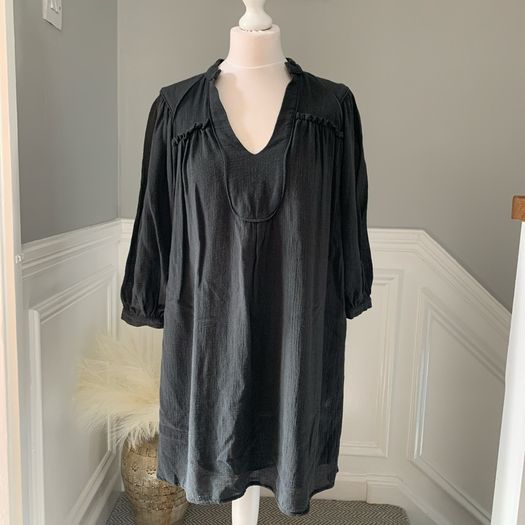 Zara charcoal grey tunic/ dress. Size S