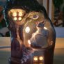 Vintage Handmade Studio Pottery lamp Image 6