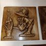 Vintage Irish Pottery Wall Plaques, set of 3 Image 2