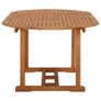 7 Piece Garden Dining Set Poly Rattan Brown Image 8