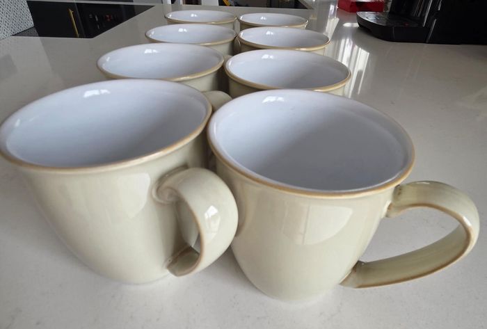 Denby Linen mugs