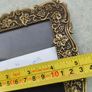 3 itmes-1- brass Picture frame. 13 x 18 cm 12.00 euro. 2-  Ornate, vintage-style gold-tone or brass metal picture frame with an embossed leaf and grape motif, designed to hold a 3.5 x 5 inch photo. 15.00 EURO. 3- 5 x 7 inch picture frame featuring a disti Image 7