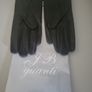 black leather gloves Image 2