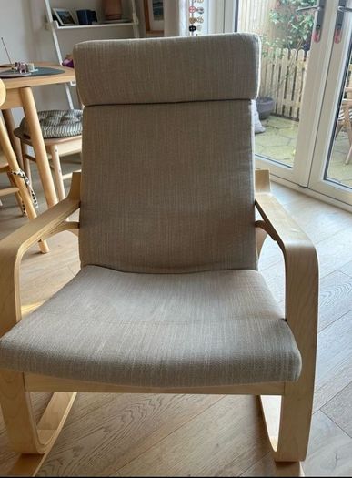 Poang Rocking Chair with free footstool