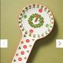 Anthropologie Festive Bistro Tile Spoon Rest Dish Image 8