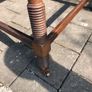 Table with barley twist legs and castors Image 3