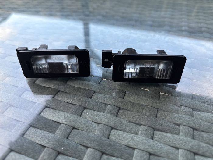 Number plates lights BMW OEM