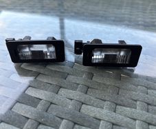 Number plates lights BMW OEM