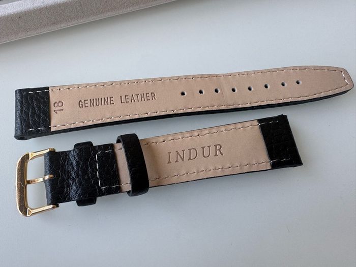 INDUR leather strap 18mm