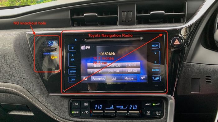 Toyota Auris 2015-2018 Touch 2 with Go Plus Sat Nav Head Unit - High Module GPS