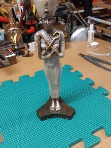 Egyptian candle holder