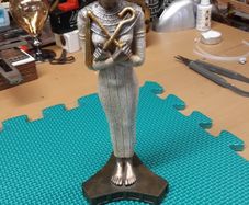 Egyptian candle holder