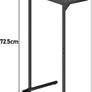 C shaped side table Image 2