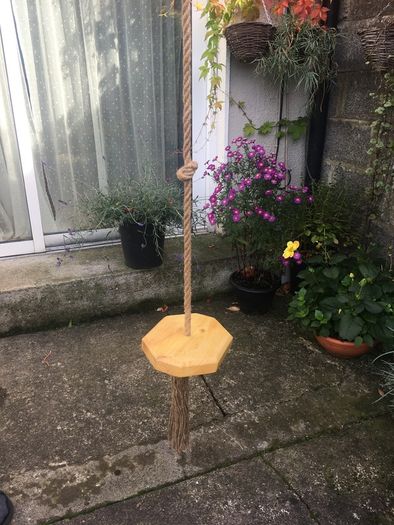 Kids swing, wooden indoor swing, handmade tree swing, children gift idea