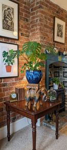 vintage elephant plant stand