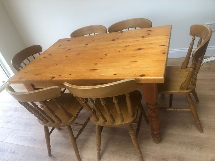 pine kitchen table (no chairs)