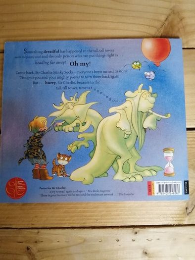 Sir Charlie Stinky Socks books by Kristina Stephenson