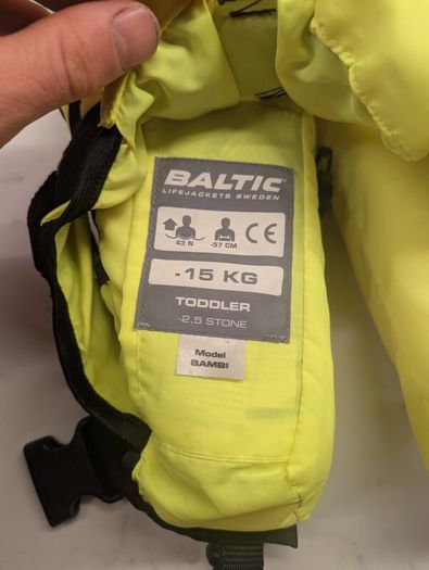 Baltic Toddler lifejacket