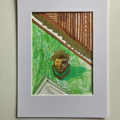 Original Art Roman Art Roman Door Knocker Interior Design Art contemporary Irish Art abstract painting