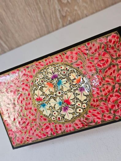 Vintage Kashmir Lacquered Box