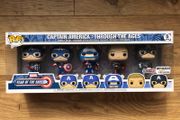 Captain America: Through the Ages 5 Pack Funko Pop!