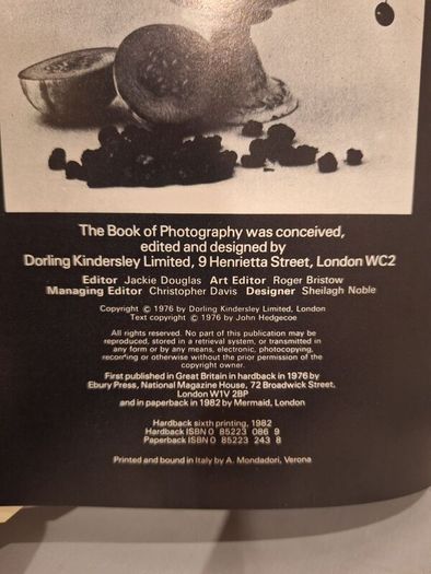 SALE!  THE BOOK OF PHOTOGRAPHY How to See and Take Better Pictures by John Hedgecoe