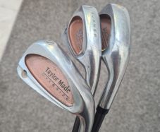 Taylormade BURNER OVERSIZE golf clubs 5 7 and 9 irons With Bubble shafts