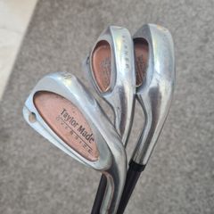 Taylormade BURNER OVERSIZE golf clubs 5 7 and 9 irons With Bubble shafts