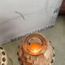 SET OF 2 Small decorative colourful glass candle lamp holder NIGHT LIGHT 17 CM. TALL Image 4