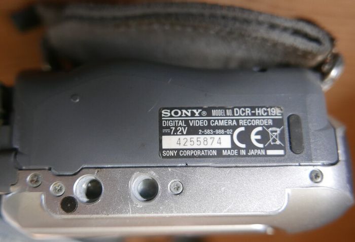 Sony Handycam DCR-HC19E Camcorder Vintage Mini DV Video Camera Tested
