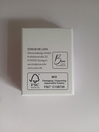 Coeur de Lion GeoCUBE Swarovski Crystal Drop Earrings Gold 4905/21-1100 BNWT CAN POST