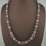 Antique Venetian Style Eyes Glass Beads Necklace Image 6
