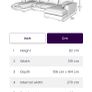Calix Sofa & footstool Image 4