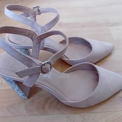 Glitter Ladies Sandals UK4