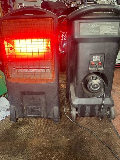 Inferred heaters