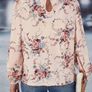 Elegant Dressy Floral Print Puff Sleeve Blouse - Size - 1XL - RRP - 18.92 Image 9