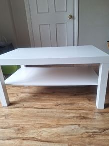 White coffee table