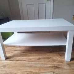 White coffee table