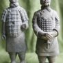 Vintage Terracotta Army Chinese Warrior Soldier Small Figurine Statue Figure Image 5