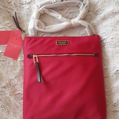 kate spade original sling  bag magenta/rhubarb color christmas