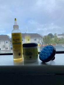 Hair oil and Locking Gel