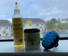 Hair oil and Locking Gel