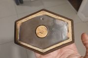Vintage Kilkenny design workshop (kdw) ,Hexagonal studio pottery dish,Louis Le Brocquy Logo