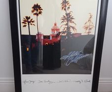 Hotel California 30th Anniversary Limited Edition Signed and Framed Print