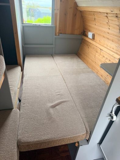 Ex slatterys horse drawn bow top caravan