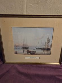 "Waiting for the Tide" by Henry Redmore framed print