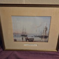 "Waiting for the Tide" by Henry Redmore framed print