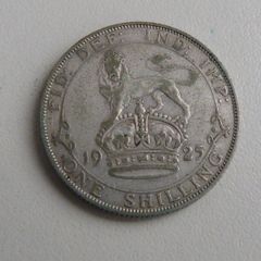 English silver shilling