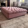 Large pink ottoman Image 2